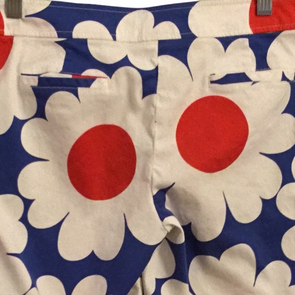 Like New! Super Cute Tibi New York Flower Bermuda Style Shorts - Picture 3 of 5